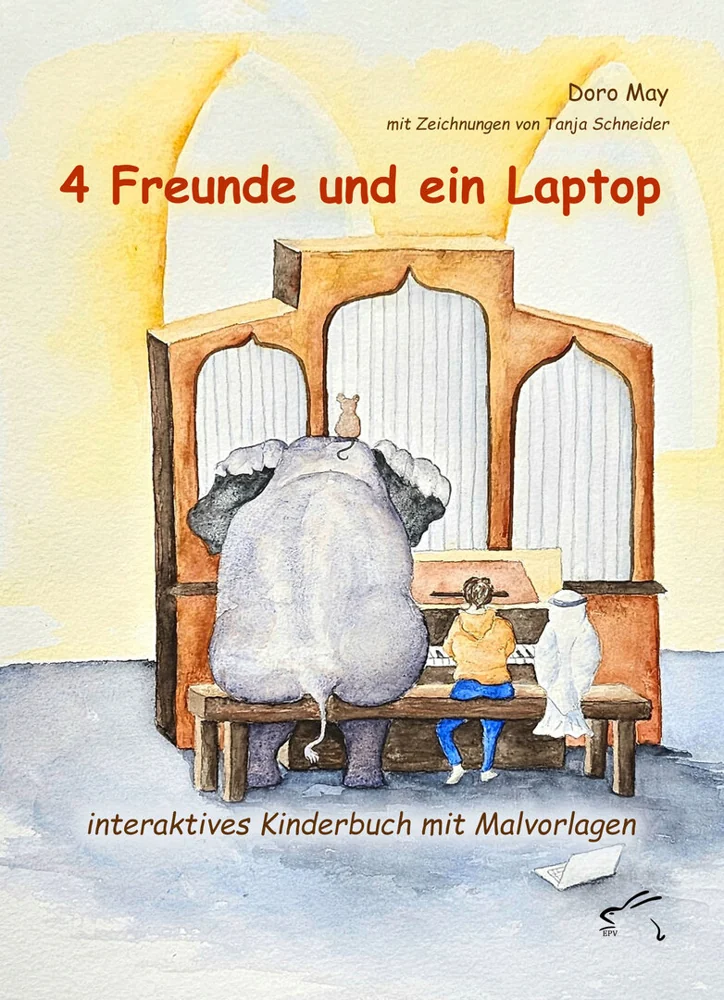 Buchcover: 4 Freunde und ein Laptop